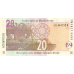 P129a South Africa - 20 Rand Year ND (2005) (AA Serial Letters)